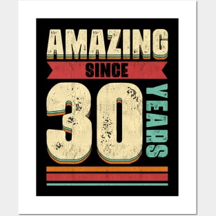 30 Years Of Being Awesome - Amazing 30th Birthday Posters and Art